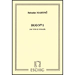 Duo no. 1, Violin and Cello; Martinu (Max Eschig)