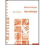 Three Madrigals for violin and viola; Bohuslav Martinu (Boosey & Hawkes)