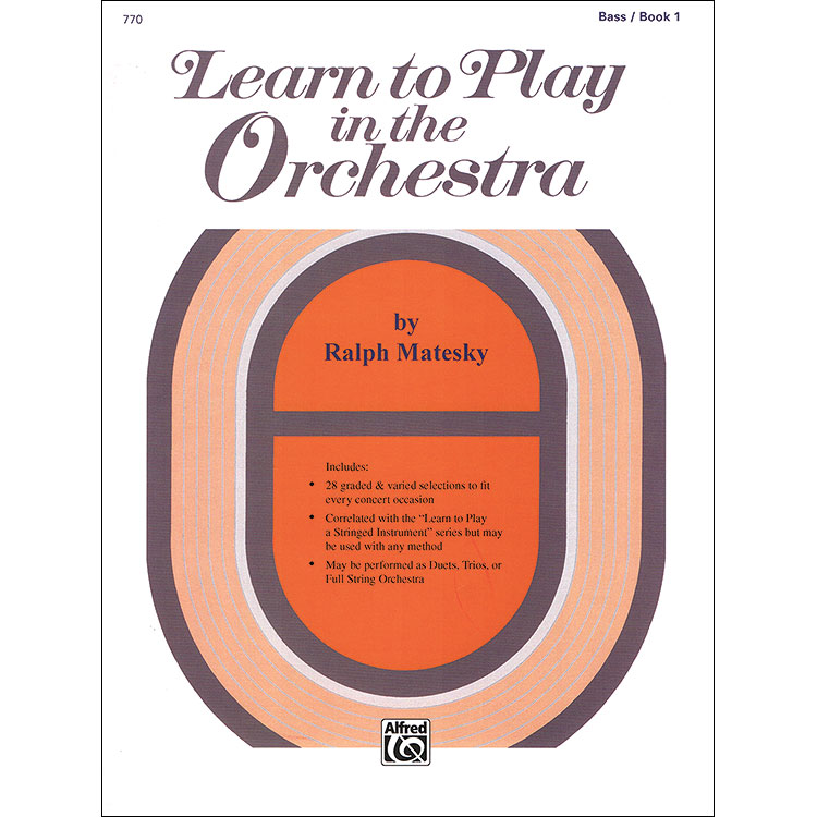 Learn to Play in the Orchestra, book 1 BA; Matesky (Alfred)