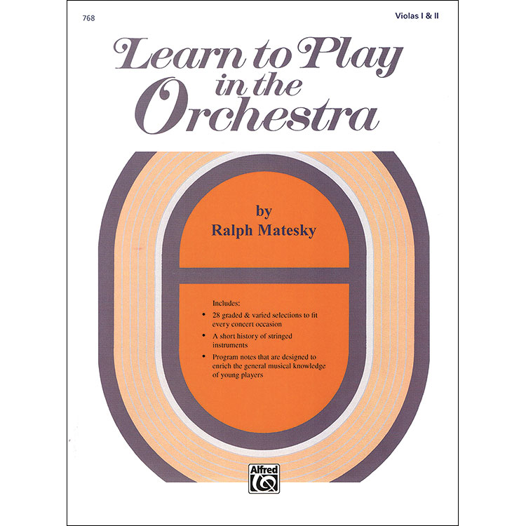 Learn to Play in the Orchestra., book 1, viola 1&2; Matesky (Alfred)