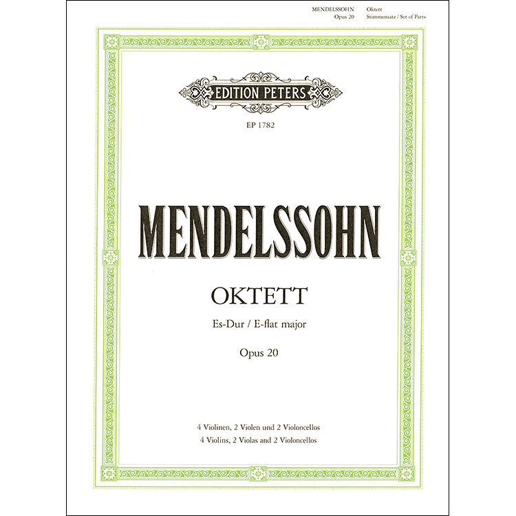 String Octet op. 20, in E-flat Major, parts; Felix Mendelssohn (Pet)