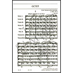 String Octet in Eb Major, op. 20, study score; Felix Mendelssohn (Eulenberg)