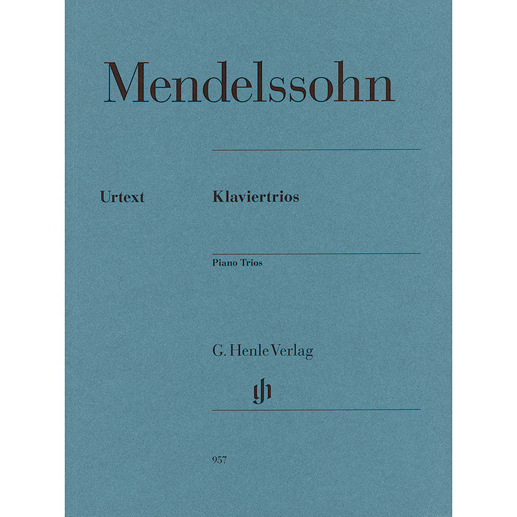 Piano Trios, opp. 49, 66, (urtext) revised; Felix Mendelssohn (G. Henle Verlag)
