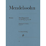 String Quartet in F minor, Op.80 (urtext, parts); Felix Mendelssohn