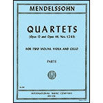 String Quartets opp.12, 44/ 1-3; Felix Mendelssohn (International)
