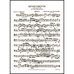 Divertimento in E-flat Major, K.563 for string trio (parts); Wolfgang Amadeus Mozart