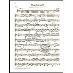 Four Flute Quartets (parts) (urtext) by Wolfgang Amadeus Mozart