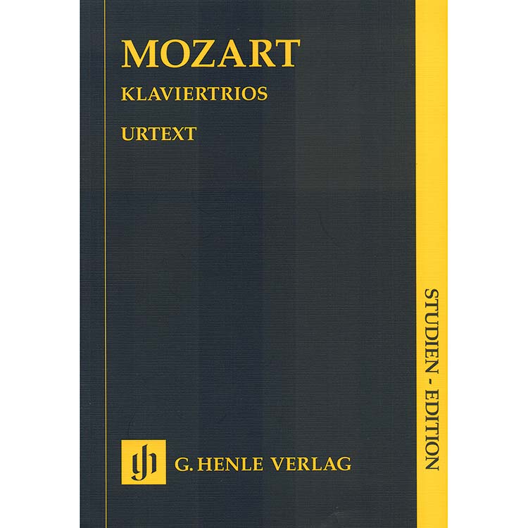Piano Trios, study score; Wolfgang Amadeus Mozart (G. Henle Verlag)