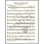 Sinfonia Concertante in E-flat, K.364 for violin, viola, and piano (urtext) (parts and reduction); Wolfgang Amadeus Mozart