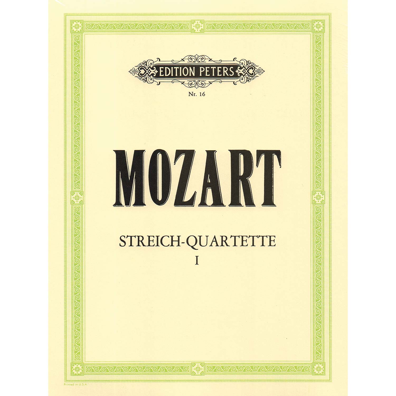 String　volume　Celebrated];　Amadeus　Quartets,　Johnson　[10　(Peters)　Wolfgang　Mozart　String　Instrument