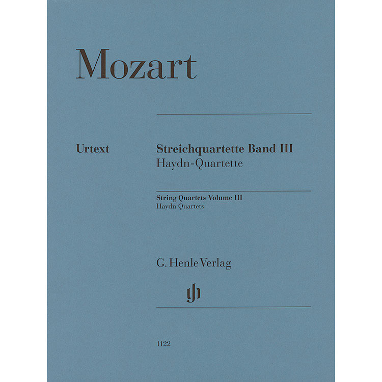 String Quartets, Volume 3: Haydn Quartets (parts); Wolfgang Amadeus Mozart