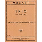 Piano Trio in Eb, K.498, violin(or cl)/viola/piano: Mozart (International)