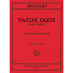 Twelve Easy Duets, K.487 for violin and viola by Wolfgang Amadeus Mozart