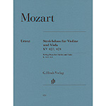 Two Duets, K.423 & K.424, violin and viola (urtext); Wolfgang Amadeus Mozart (G. Henle Verlag)