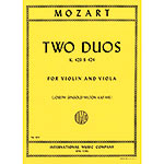 Two Duets, K.423 & K.424, violin and viola;  Wolfgang Amadeus Mozart (International)