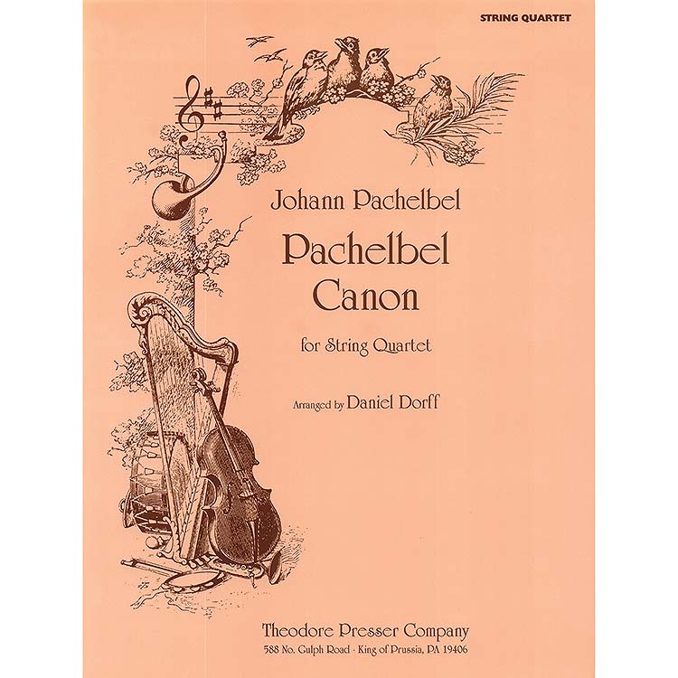Canon in D, string quartet; Johann Pachelbel (Presser)