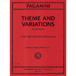 Theme & Variations in A Major for 2 violins and cello; Niccolo Paganini (International)