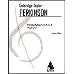 String Quartet No. 1 "Calvary", score and parts; Coleridge-Taylor Perkinson (Lauren Keiser Music)