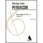 String Quartet No. 1 "Calvary", score and parts; Coleridge-Taylor Perkinson (Lauren Keiser Music)