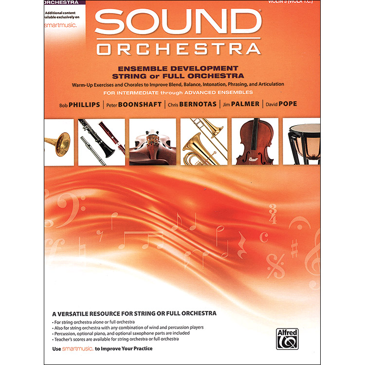 Sound Orchestra, Ensemble Development, Violin 3; Bob Phillips (Alfred)