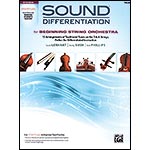 Sound Differentiation for str orch, violin part with access; Bob Phillips, et al. (Alfred Publishing)