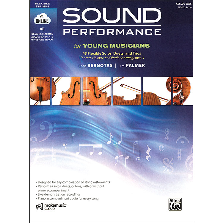 Sound Performance for Young Musicians: 43 Flexible Solos, Duets, and Trios; cello/bass part
