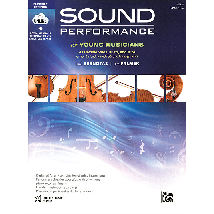 Sound Performance for Young Musicians: 43 Flexible Solos, Duets, and Trios; viola part