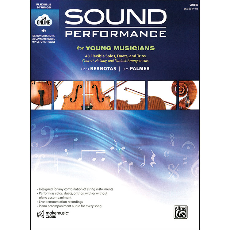 Sound Performance for Young Musicians: 43 Flexible Solos, Duets, and Trios; violin part
