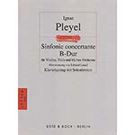 Sinfonia Concertante in B-flat Major, for violin, viola, piano; Ignaz Pleyel (Bote and Bock)