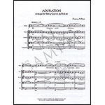 Adoration, for soloist and string quartet, score and parts; Florence Price (Schirmer)