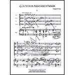 Quintet for Piano and Strings (Piano Quintet No. 2), score and parts; Florence Price (Schirmer)