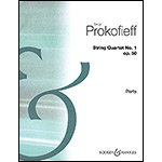 String Quartet No. 1, opus 50 (parts); Sergei Prokofiev (Boosey & Hawkes)