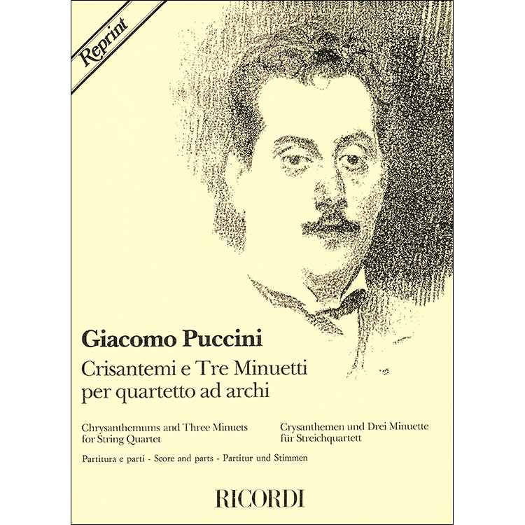 Chryanthemums & Three Minuets, string quartet.; Puccini (Ricordi)