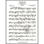 Vocalise, op. 34/14, arranged for string quartet; Sergei Rachmaninoff (International)