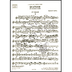 String Quartet in F Major (parts) (urtext); Maurice Ravel (Barenreiter)