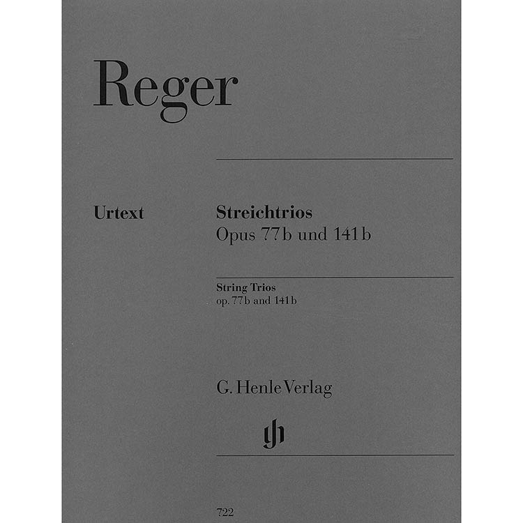 String Trios in A Minor and D Minor; Max Reger (G. Henle Verlag)