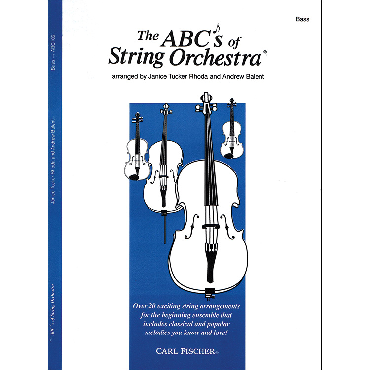 ABCs of String Orchestra, Bass part; Rhoda/ Balent