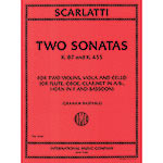 Two Sonatas K.87 & K.455, quartet; Scarlatti (Int)
