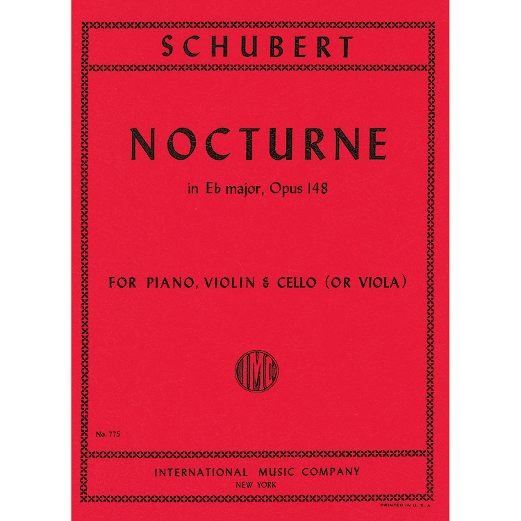 Nocturne in Eb Major, op. 148, Pn Trio; Schubert (Int)