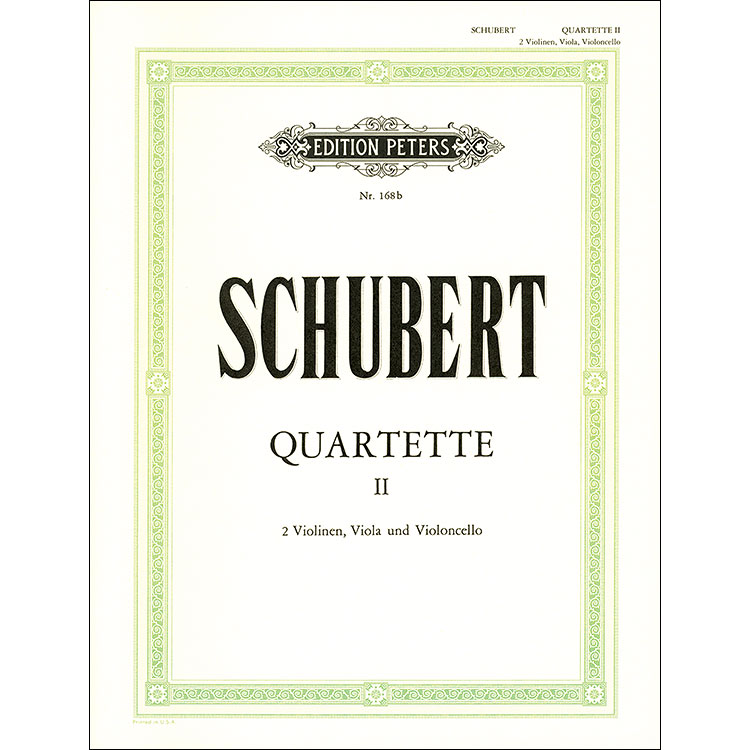 String Quartets,Vol. 2 (parts); Franz Schubert