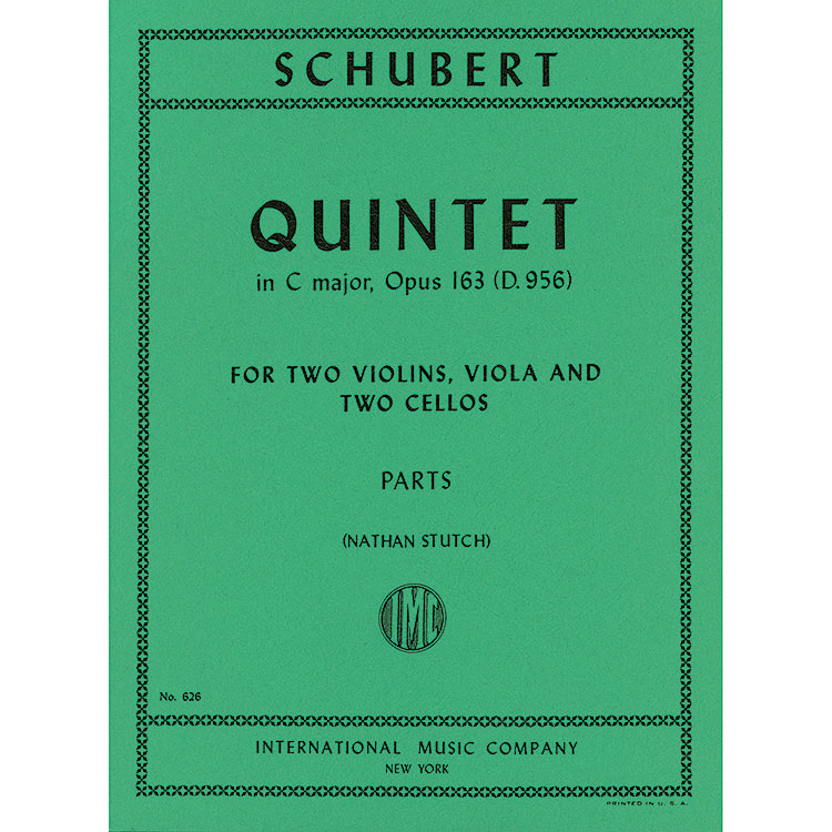 String Quintet in C Major, op.163 (2 cellos);Franz Schubert (International)