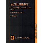 Trout Quintet in A Major (study score); Franz Schubert (G. Henle)