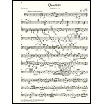 String Quartet No. 15 in G Major, D.887 (parts) (urtext); Franz Schubert