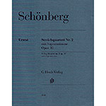 String Quartet No. 2 (with soprano), Op.10, parts; Arnold Schoenberg (Henle)