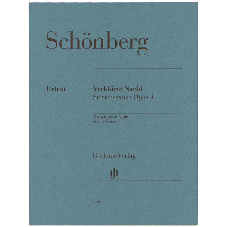 Transfigured Night (Verklarte Nacht), Op.4 for string sextet; parts (urtext); Arnold Schoenberg