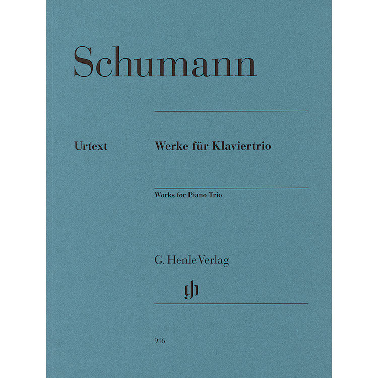 Works for Piano Trio, Opp. 63, 80, 88, 110 (urtext) (parts and score); Robert Schumann
