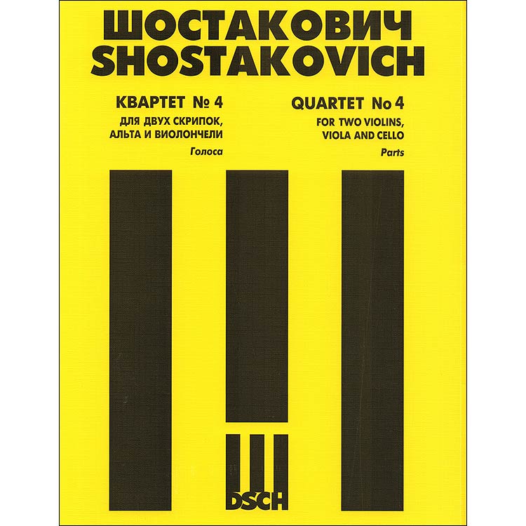 String Quartet no. 4, op. 83, Parts; Shostakovich (DSC
