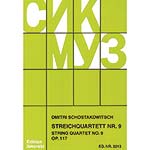String Quartet No. 9, op. 117; Dimitri Shostakovich (Sikorski)
