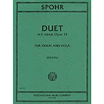 Duet in E minor, for violin and viola, op.13; Ludwig Spohr (International)