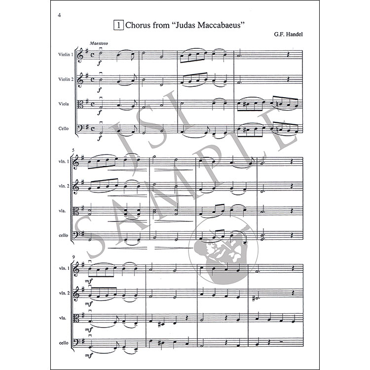 String Quartets for Beginning Ensembles, volume 2 Johnson String